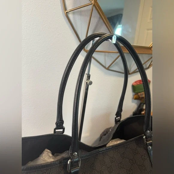 GUCCI Denim medium GG Joy Tote Bag - Picture 2 of 13